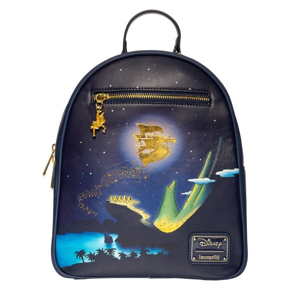 Loungefly Handbags - Loungefly Peter Pan Flying Jolly Roger Mini-Backpack - EE Exclusive